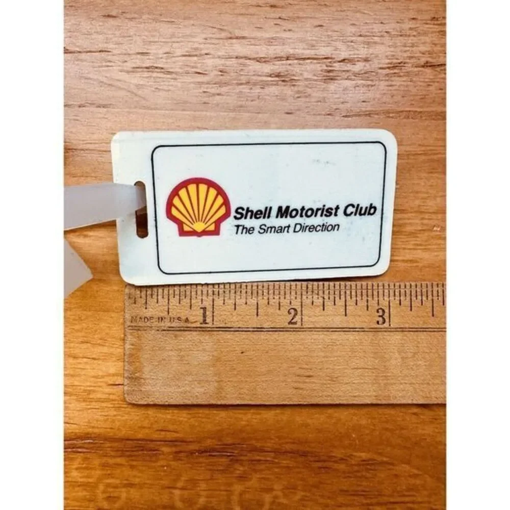 Vintage Shell Motorist Club The Smart Direction Retrieval Service Luggage Tags‎
